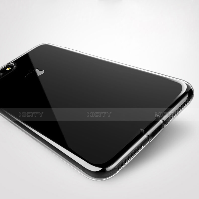 Silikon Schutzhülle Ultra Dünn Tasche Durchsichtig Transparent H03 für Apple iPhone 8 Klar groß