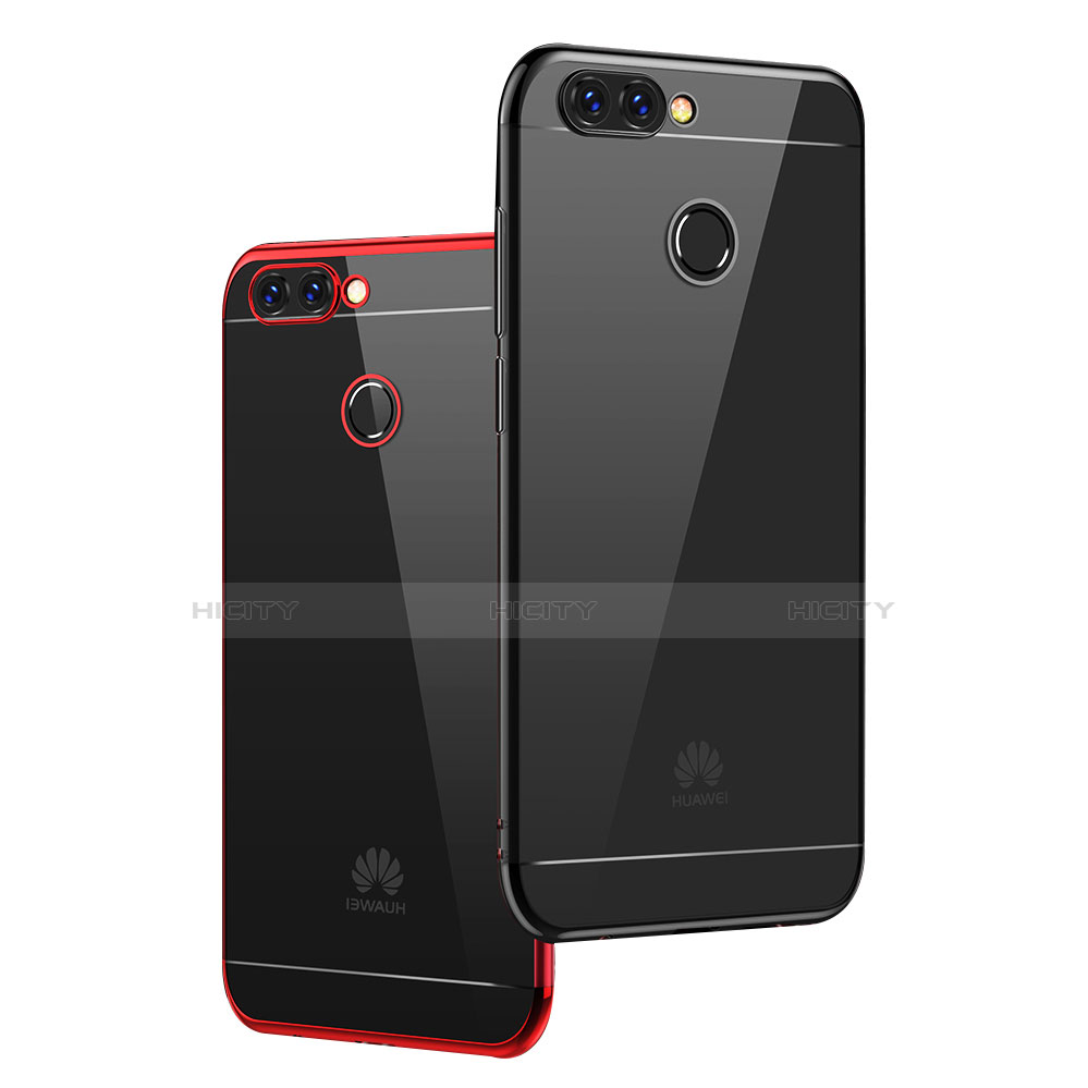 Silikon Schutzhülle Ultra Dünn Tasche Durchsichtig Transparent H03 für Huawei Enjoy 7S groß
