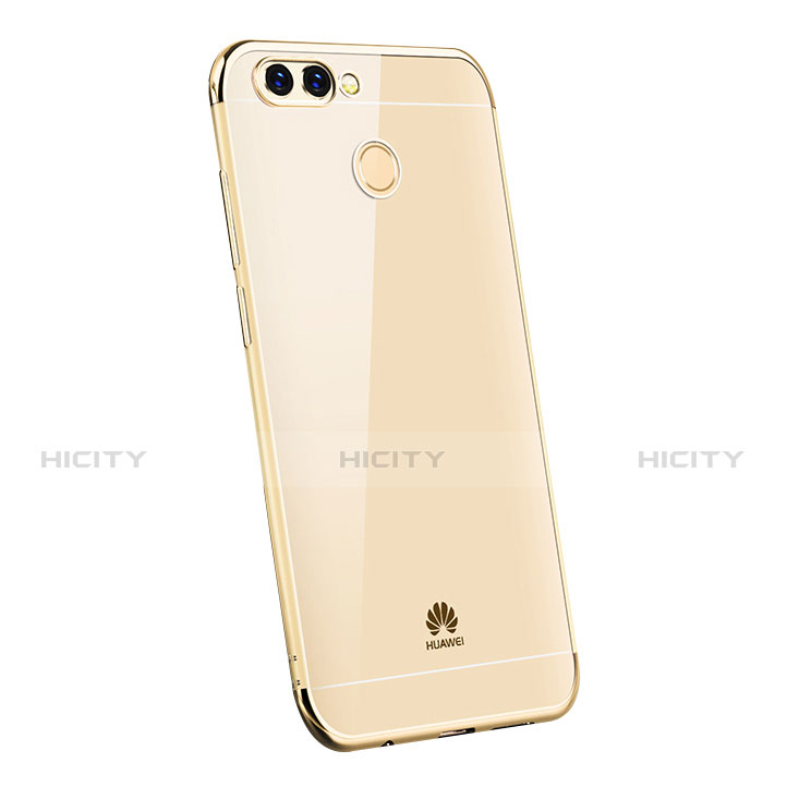 Silikon Schutzhülle Ultra Dünn Tasche Durchsichtig Transparent H03 für Huawei Enjoy 7S Gold