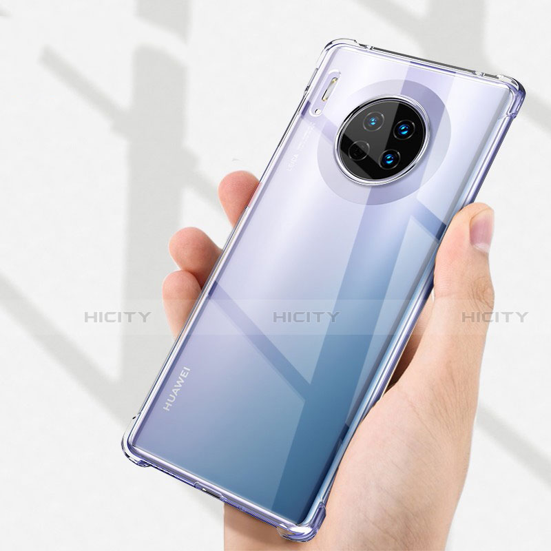 Silikon Schutzhülle Ultra Dünn Tasche Durchsichtig Transparent H03 für Huawei Mate 30 Pro groß