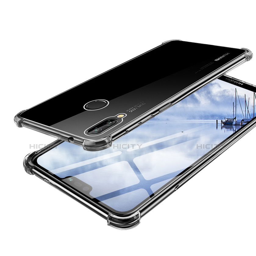 Silikon Schutzhülle Ultra Dünn Tasche Durchsichtig Transparent H03 für Huawei Nova 3 Klar Plus