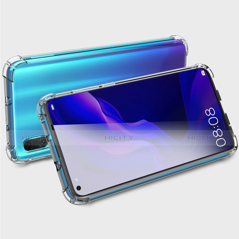 Silikon Schutzhülle Ultra Dünn Tasche Durchsichtig Transparent H03 für Huawei Nova 4 groß