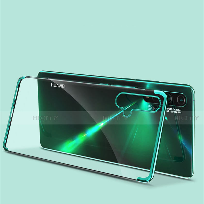 Silikon Schutzhülle Ultra Dünn Tasche Durchsichtig Transparent H03 für Huawei Nova 5 Pro groß