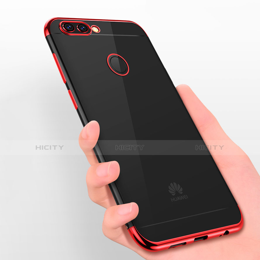 Silikon Schutzhülle Ultra Dünn Tasche Durchsichtig Transparent H03 für Huawei P Smart