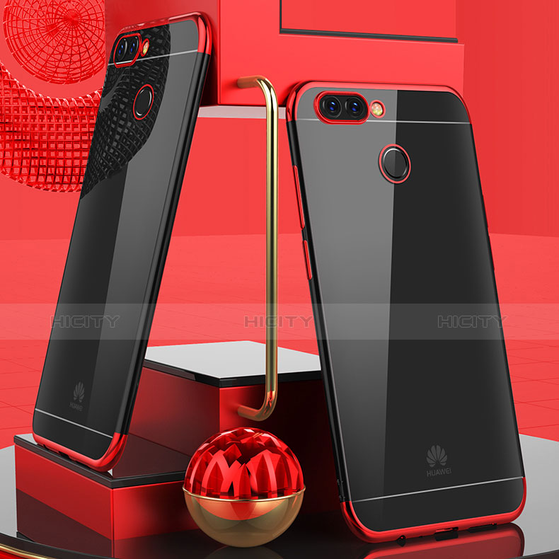 Silikon Schutzhülle Ultra Dünn Tasche Durchsichtig Transparent H03 für Huawei P Smart