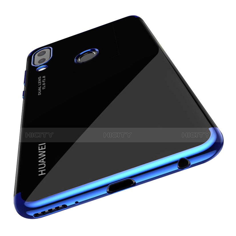 Silikon Schutzhülle Ultra Dünn Tasche Durchsichtig Transparent H03 für Huawei P20 Lite groß
