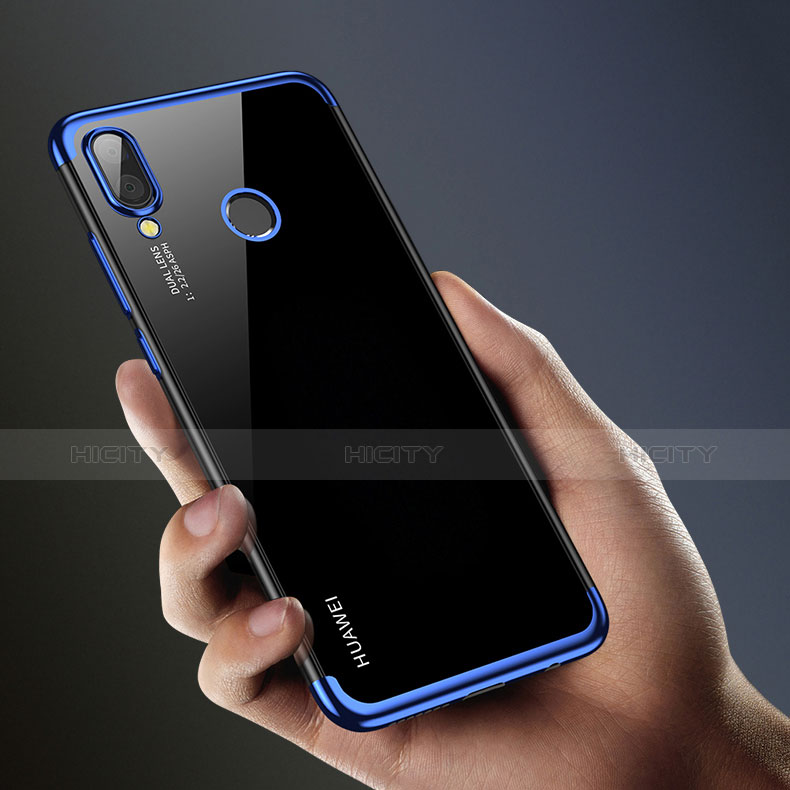 Silikon Schutzhülle Ultra Dünn Tasche Durchsichtig Transparent H03 für Huawei P20 Lite groß