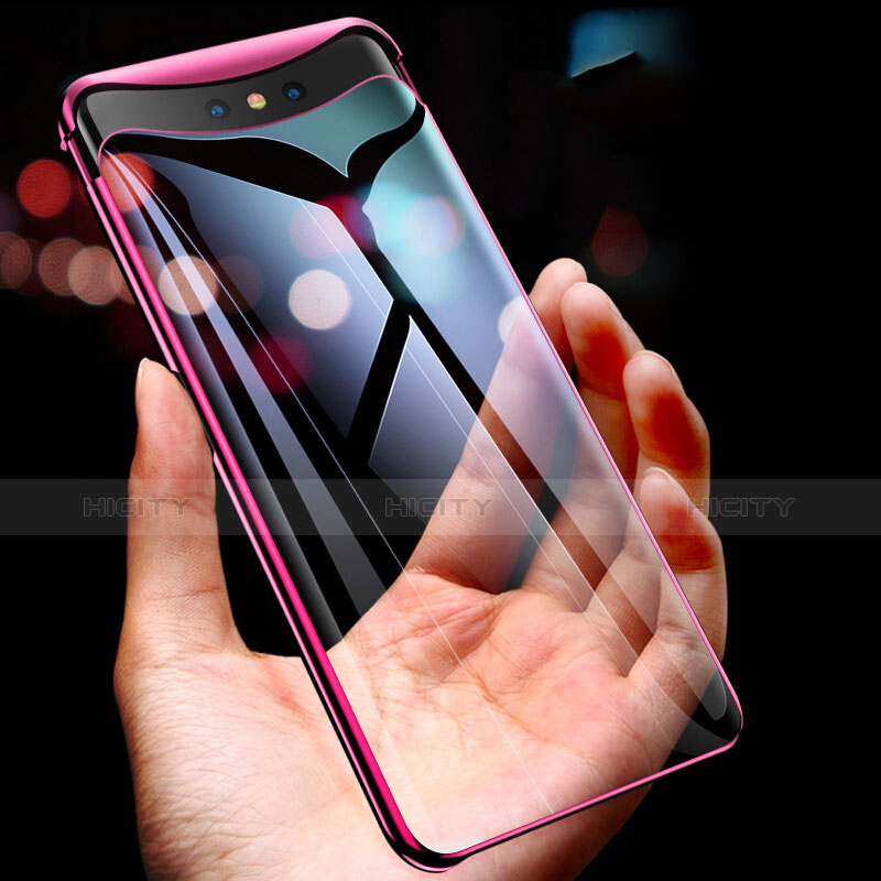 Silikon Schutzhülle Ultra Dünn Tasche Durchsichtig Transparent H03 für Oppo Find X Super Flash Edition