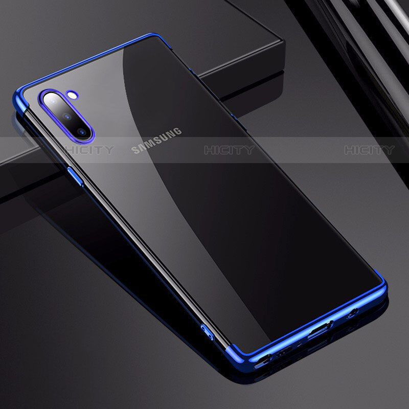 Silikon Schutzhülle Ultra Dünn Tasche Durchsichtig Transparent H03 für Samsung Galaxy Note 10 groß