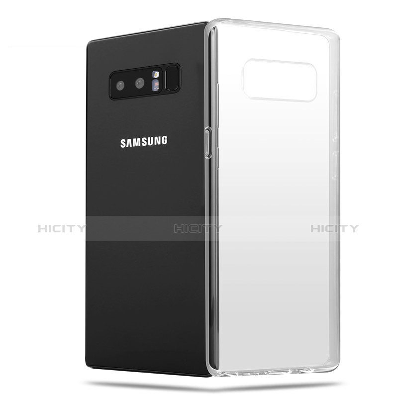 Silikon Schutzhülle Ultra Dünn Tasche Durchsichtig Transparent H03 für Samsung Galaxy Note 8 Klar Plus