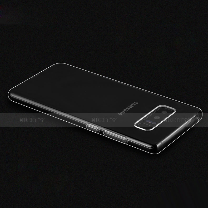 Silikon Schutzhülle Ultra Dünn Tasche Durchsichtig Transparent H03 für Samsung Galaxy Note 8 Klar