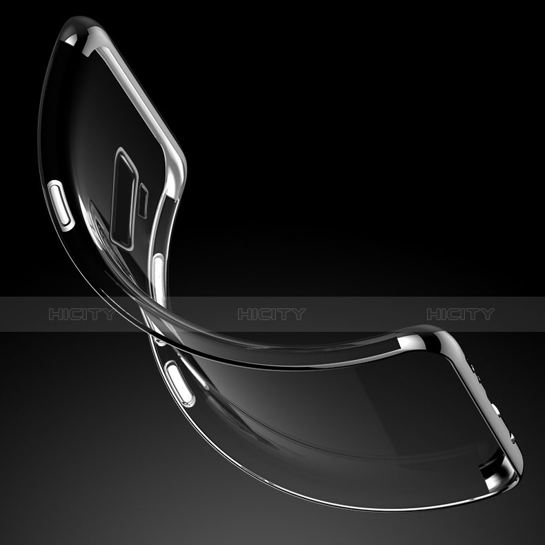 Silikon Schutzhülle Ultra Dünn Tasche Durchsichtig Transparent H03 für Samsung Galaxy S9 groß