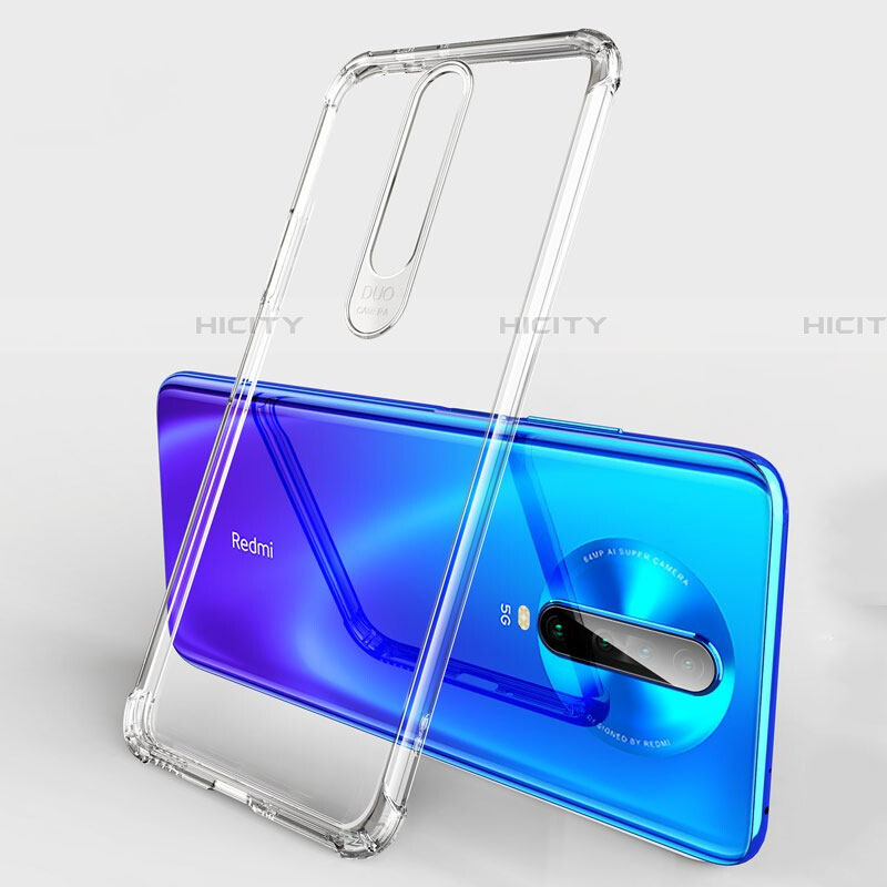 Silikon Schutzhülle Ultra Dünn Tasche Durchsichtig Transparent H03 für Xiaomi Redmi K30 5G
