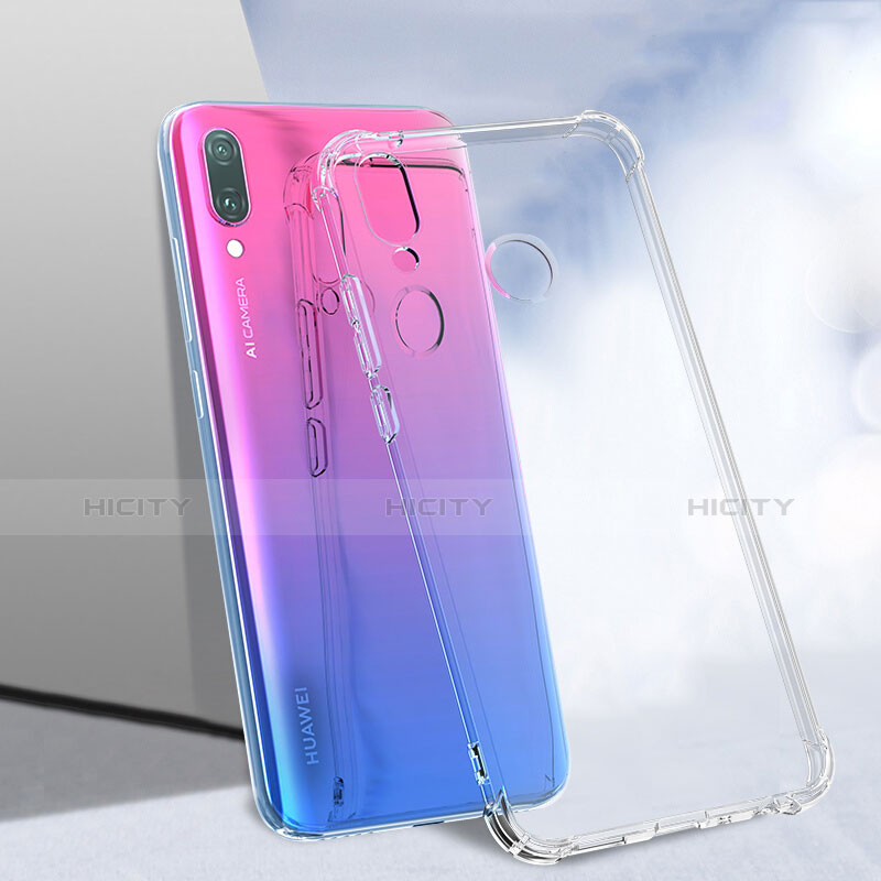 Silikon Schutzhülle Ultra Dünn Tasche Durchsichtig Transparent H04 für Huawei Enjoy 9 Plus groß