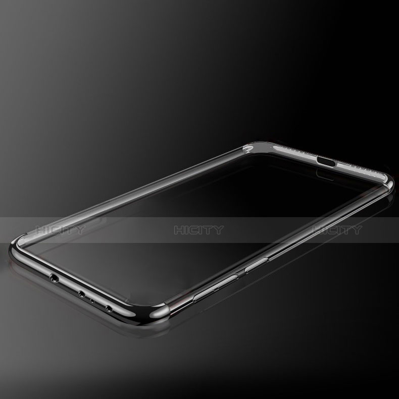 Silikon Schutzhülle Ultra Dünn Tasche Durchsichtig Transparent H04 für Huawei Honor V20 groß