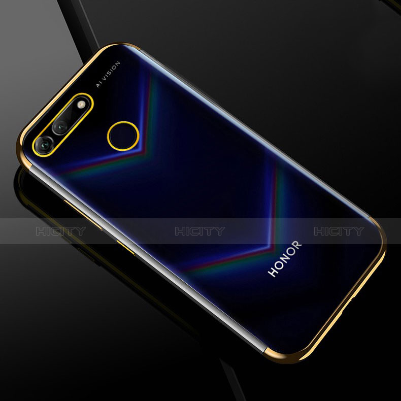 Silikon Schutzhülle Ultra Dünn Tasche Durchsichtig Transparent H04 für Huawei Honor View 20