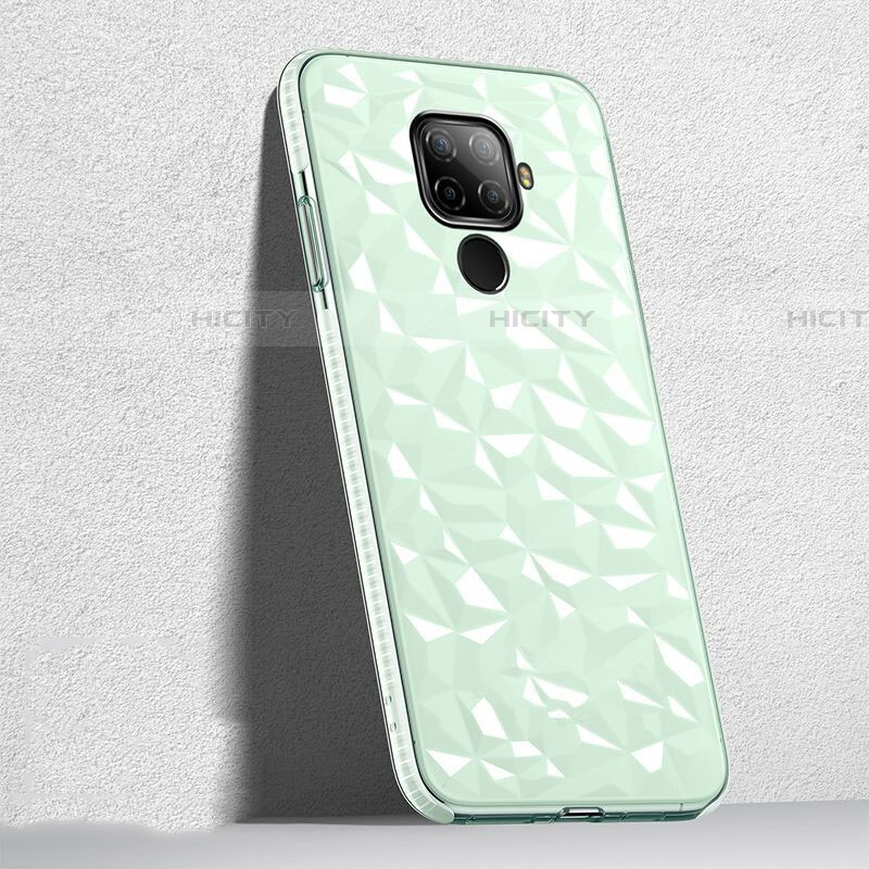 Silikon Schutzhülle Ultra Dünn Tasche Durchsichtig Transparent H04 für Huawei Mate 30 Lite groß