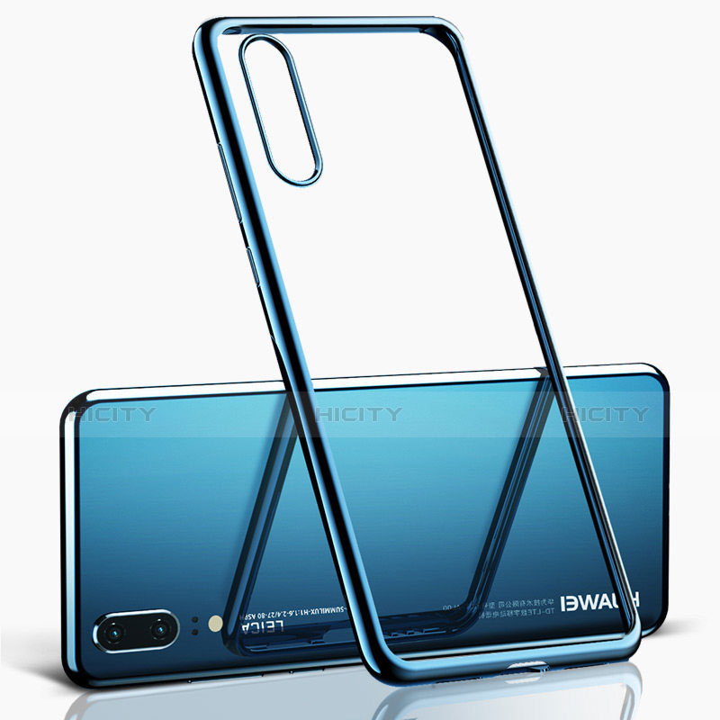 Silikon Schutzhülle Ultra Dünn Tasche Durchsichtig Transparent H04 für Huawei P20