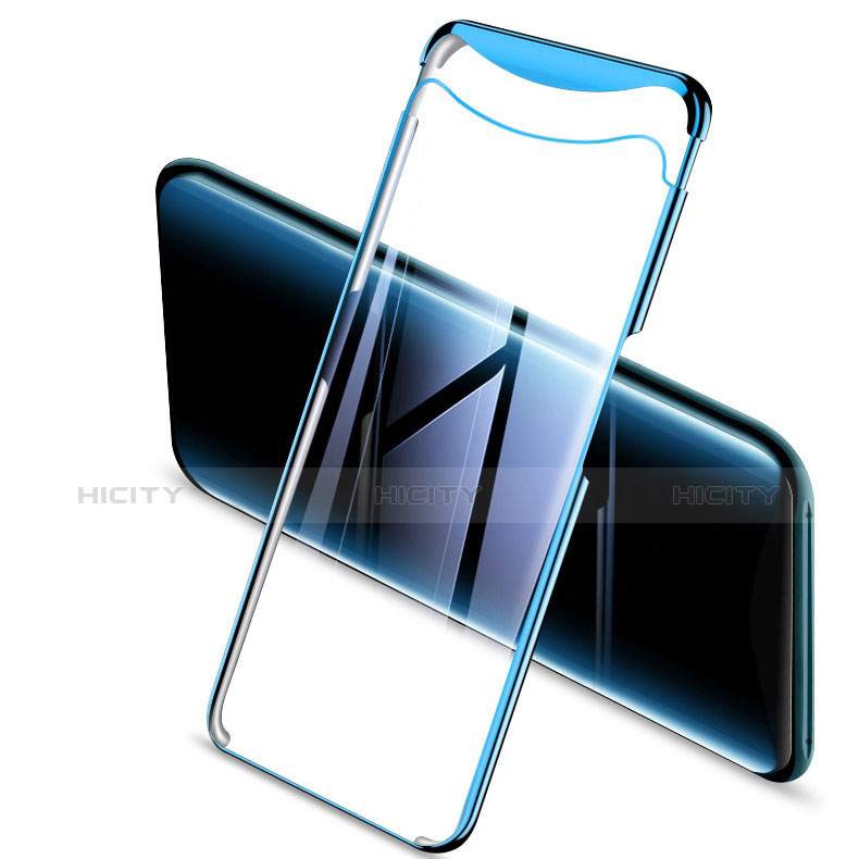 Silikon Schutzhülle Ultra Dünn Tasche Durchsichtig Transparent H04 für Oppo Find X Super Flash Edition groß
