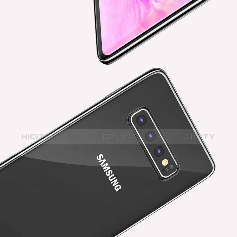 Silikon Schutzhülle Ultra Dünn Tasche Durchsichtig Transparent H04 für Samsung Galaxy S10 Plus