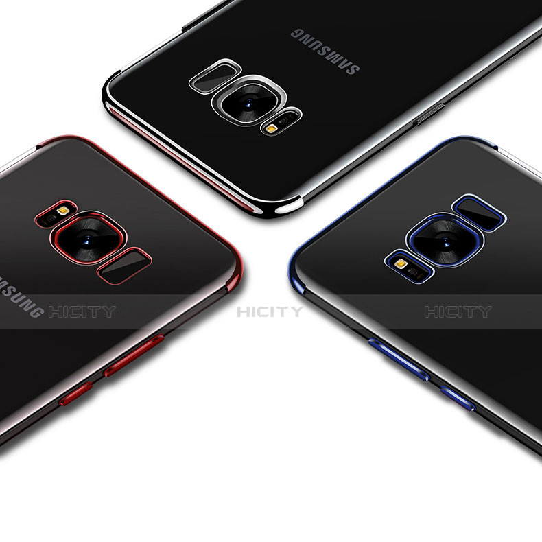 Silikon Schutzhülle Ultra Dünn Tasche Durchsichtig Transparent H04 für Samsung Galaxy S8 Plus