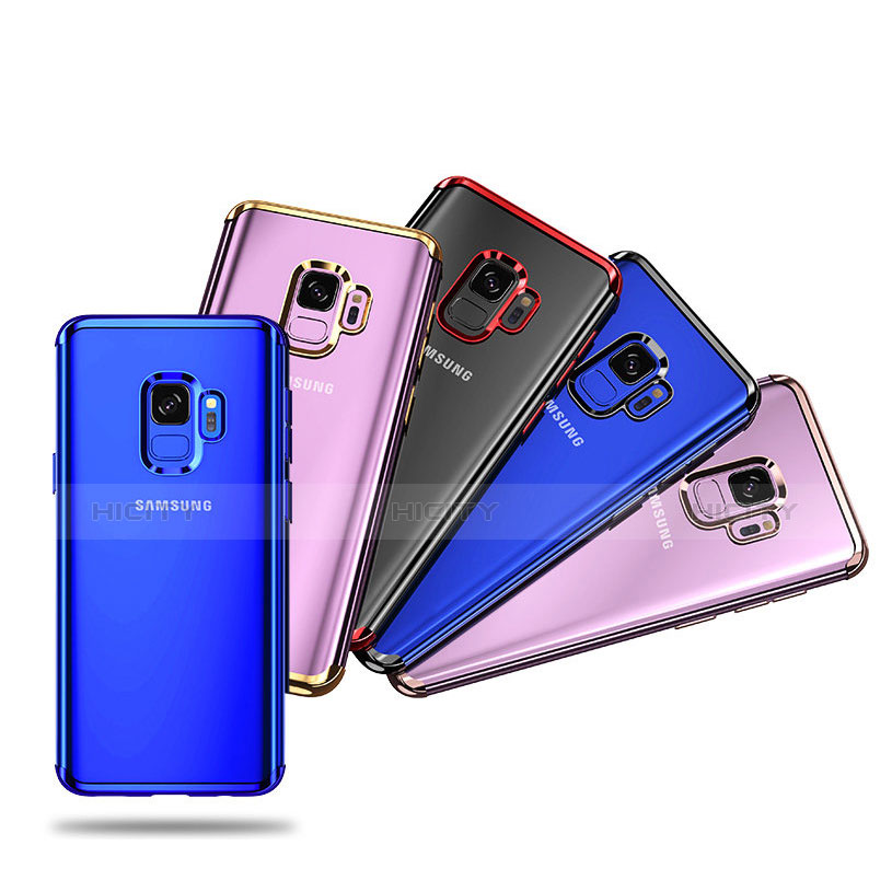 Silikon Schutzhülle Ultra Dünn Tasche Durchsichtig Transparent H04 für Samsung Galaxy S9
