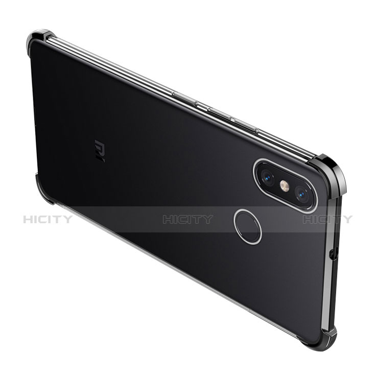 Silikon Schutzhülle Ultra Dünn Tasche Durchsichtig Transparent H04 für Xiaomi Mi 8 groß