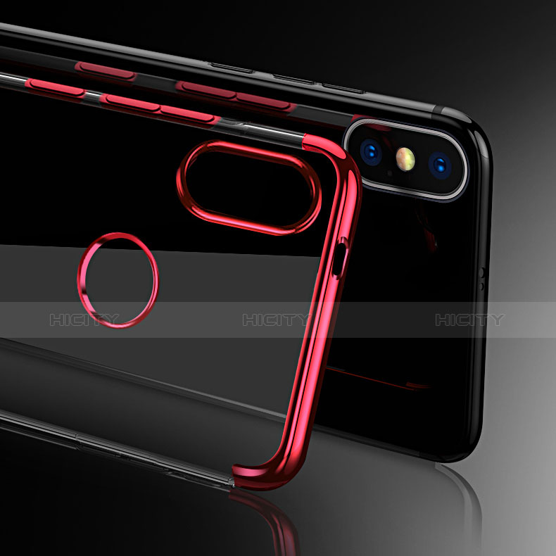 Silikon Schutzhülle Ultra Dünn Tasche Durchsichtig Transparent H04 für Xiaomi Redmi Note 5 Pro groß