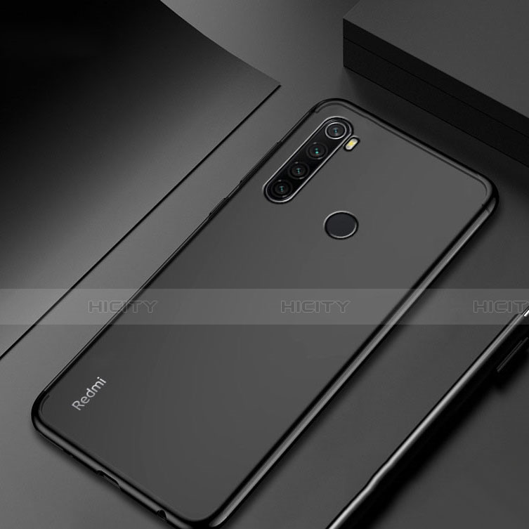Silikon Schutzhülle Ultra Dünn Tasche Durchsichtig Transparent H04 für Xiaomi Redmi Note 8 Schwarz