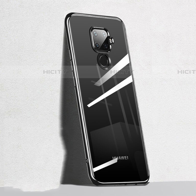 Silikon Schutzhülle Ultra Dünn Tasche Durchsichtig Transparent H05 für Huawei Mate 30 Lite groß