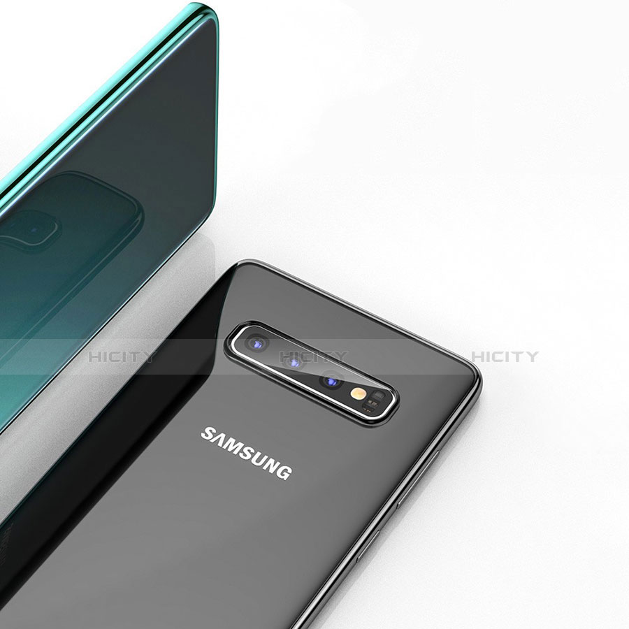 Silikon Schutzhülle Ultra Dünn Tasche Durchsichtig Transparent H05 für Samsung Galaxy S10 groß