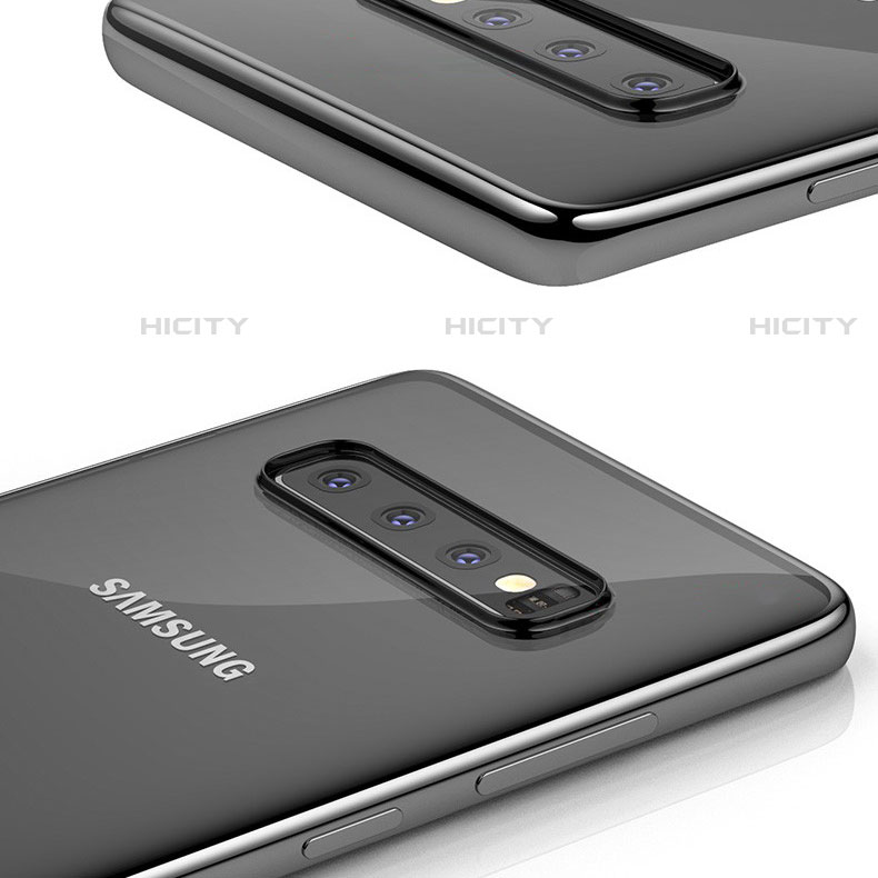 Silikon Schutzhülle Ultra Dünn Tasche Durchsichtig Transparent H05 für Samsung Galaxy S10 5G