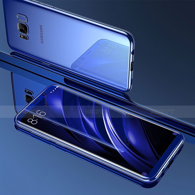 Silikon Schutzhülle Ultra Dünn Tasche Durchsichtig Transparent H05 für Samsung Galaxy S8 groß