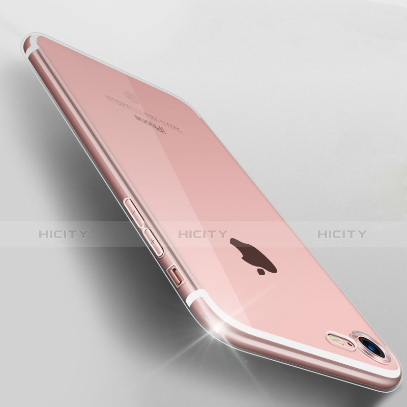 Silikon Schutzhülle Ultra Dünn Tasche Durchsichtig Transparent H06 für Apple iPhone 7 Klar