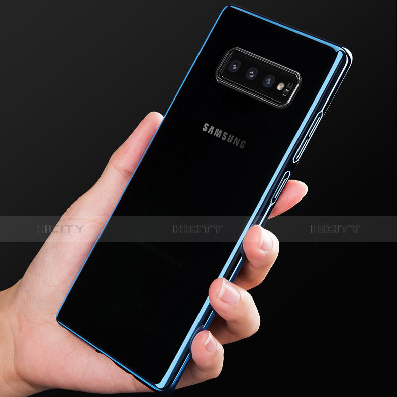Silikon Schutzhülle Ultra Dünn Tasche Durchsichtig Transparent H06 für Samsung Galaxy S10