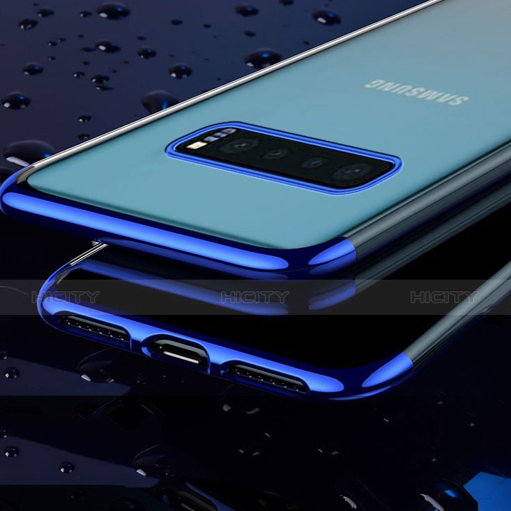Silikon Schutzhülle Ultra Dünn Tasche Durchsichtig Transparent H06 für Samsung Galaxy S10 Plus groß