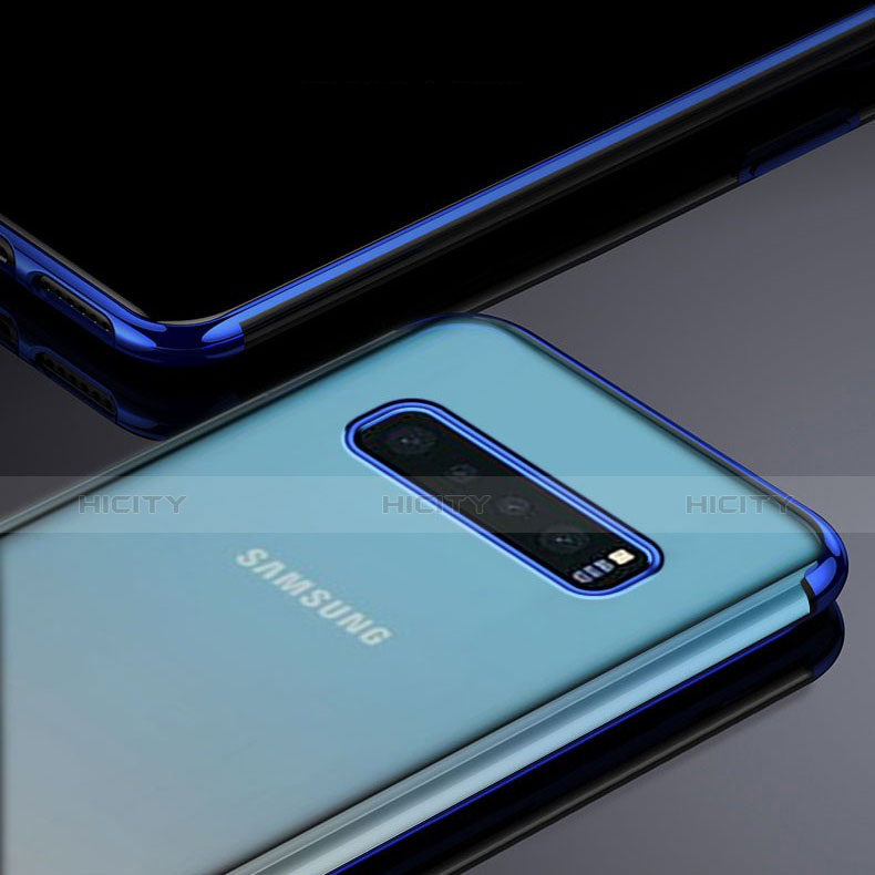 Silikon Schutzhülle Ultra Dünn Tasche Durchsichtig Transparent H06 für Samsung Galaxy S10 Plus groß