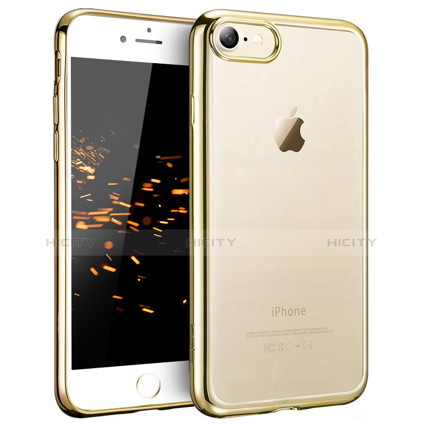 Silikon Schutzhülle Ultra Dünn Tasche Durchsichtig Transparent H07 für Apple iPhone 8 Klar Plus