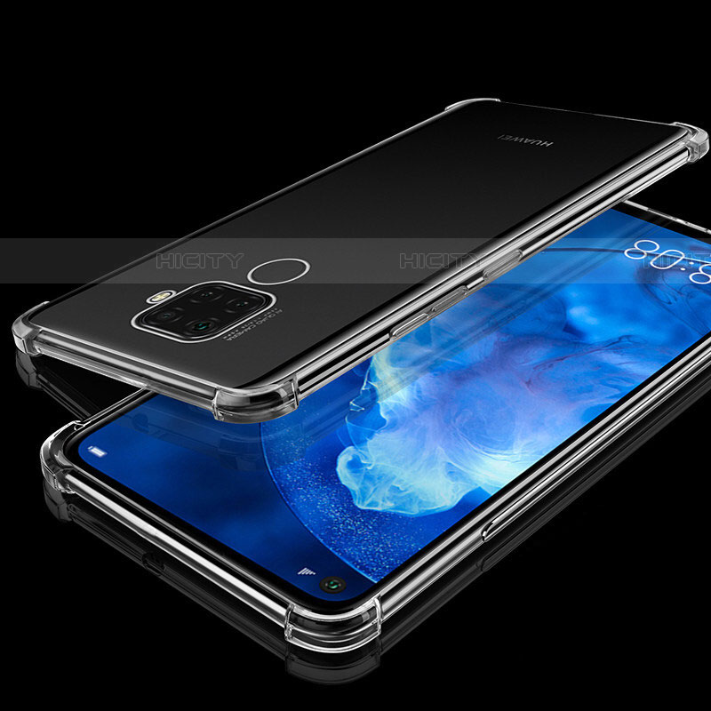 Silikon Schutzhülle Ultra Dünn Tasche Durchsichtig Transparent H07 für Huawei Mate 30 Lite