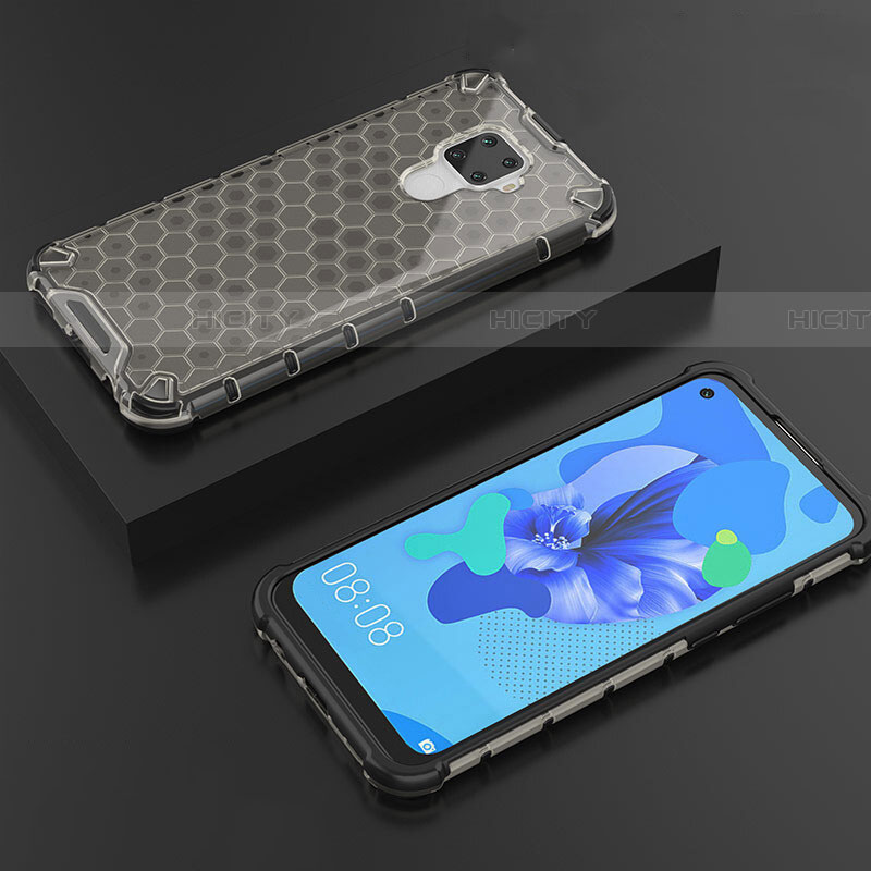 Silikon Schutzhülle Ultra Dünn Tasche Durchsichtig Transparent H08 für Huawei Mate 30 Lite groß