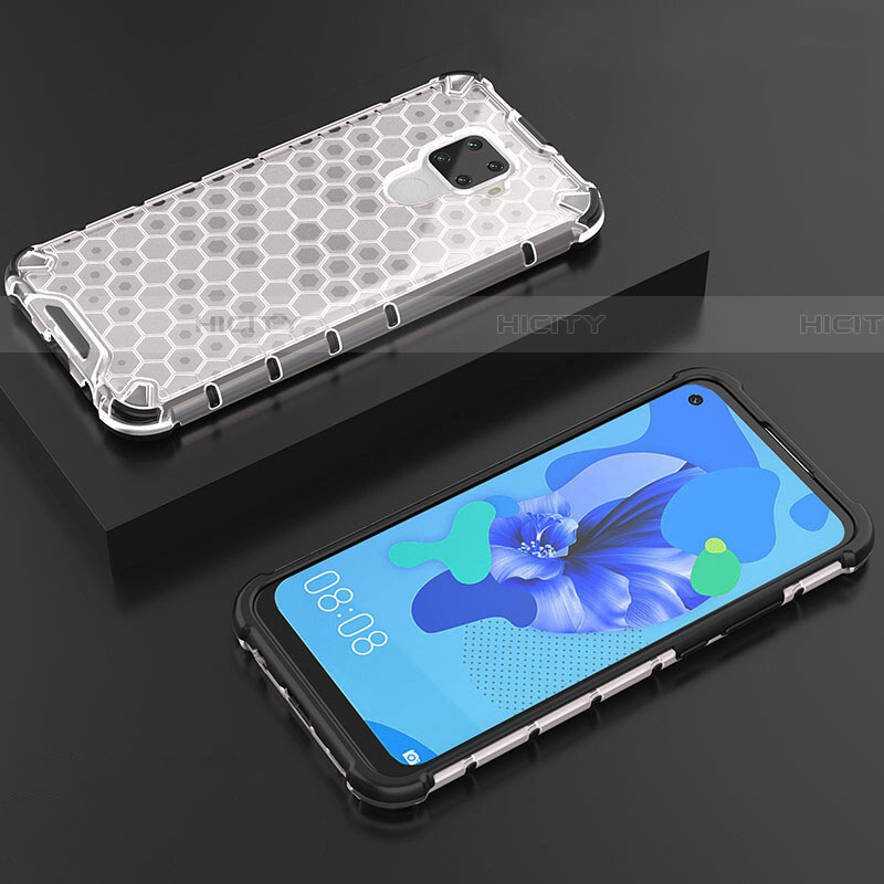 Silikon Schutzhülle Ultra Dünn Tasche Durchsichtig Transparent H08 für Huawei Mate 30 Lite