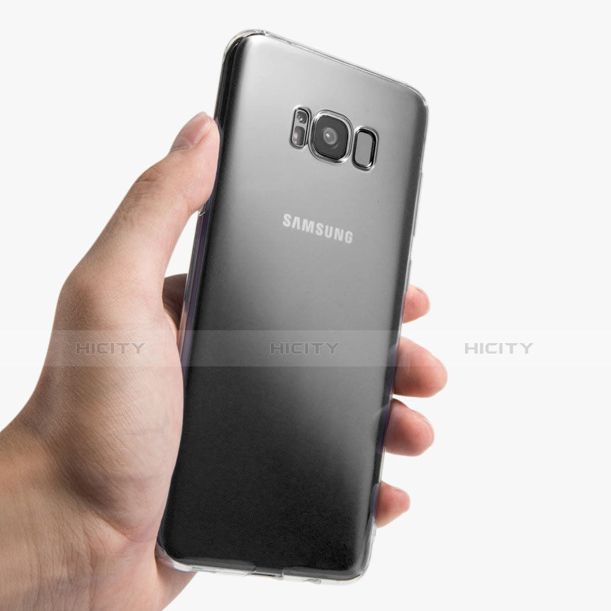 Silikon Schutzhülle Ultra Dünn Tasche Durchsichtig Transparent H08 für Samsung Galaxy S8 Klar
