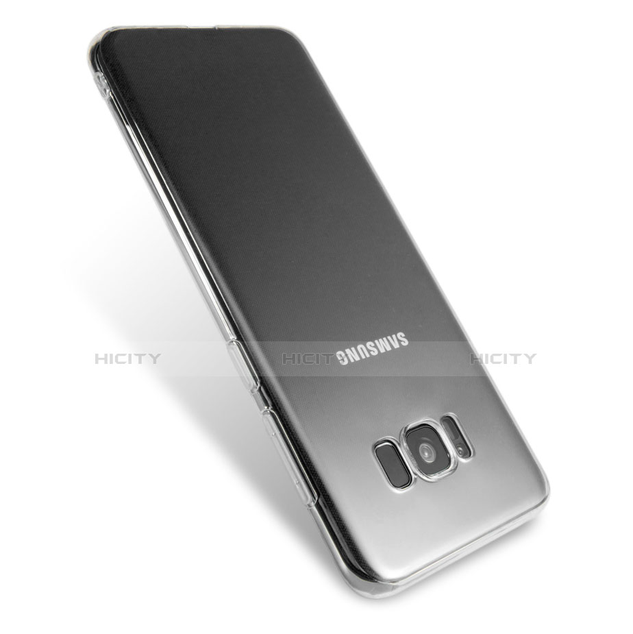 Silikon Schutzhülle Ultra Dünn Tasche Durchsichtig Transparent H08 für Samsung Galaxy S8 Klar