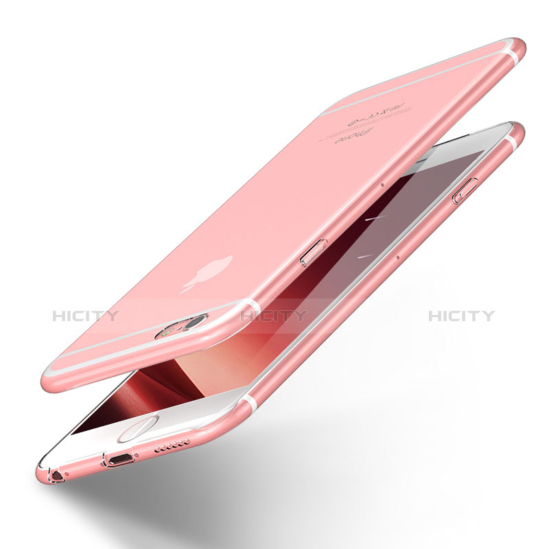 Silikon Schutzhülle Ultra Dünn Tasche Durchsichtig Transparent H09 für Apple iPhone 6S Klar Plus