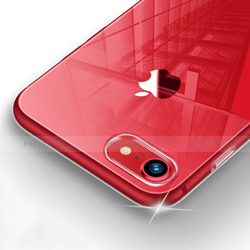 Silikon Schutzhülle Ultra Dünn Tasche Durchsichtig Transparent H09 für Apple iPhone 7 Klar groß
