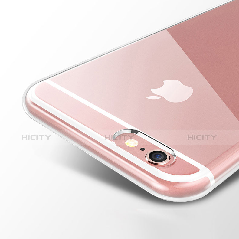 Silikon Schutzhülle Ultra Dünn Tasche Durchsichtig Transparent H10 für Apple iPhone 6S Plus Klar