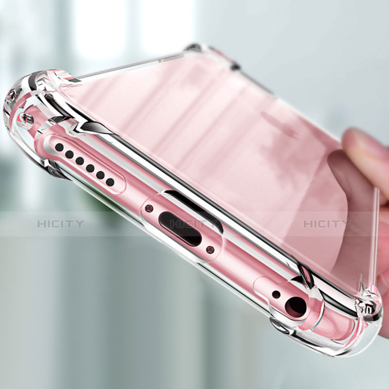 Silikon Schutzhülle Ultra Dünn Tasche Durchsichtig Transparent H14 für Apple iPhone 6S Klar groß
