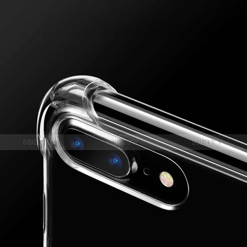 Silikon Schutzhülle Ultra Dünn Tasche Durchsichtig Transparent H21 für Apple iPhone 7 Plus Klar