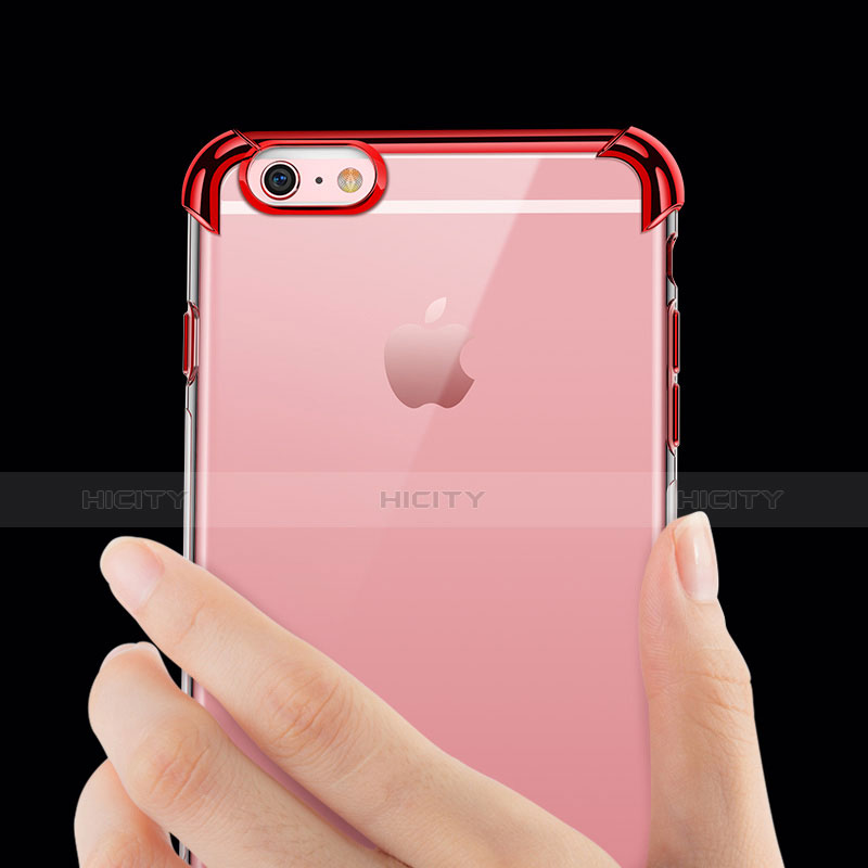 Silikon Schutzhülle Ultra Dünn Tasche Durchsichtig Transparent HC01 für Apple iPhone 6 groß