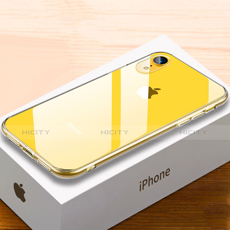 Silikon Schutzhülle Ultra Dünn Tasche Durchsichtig Transparent HC03 für Apple iPhone XR Klar